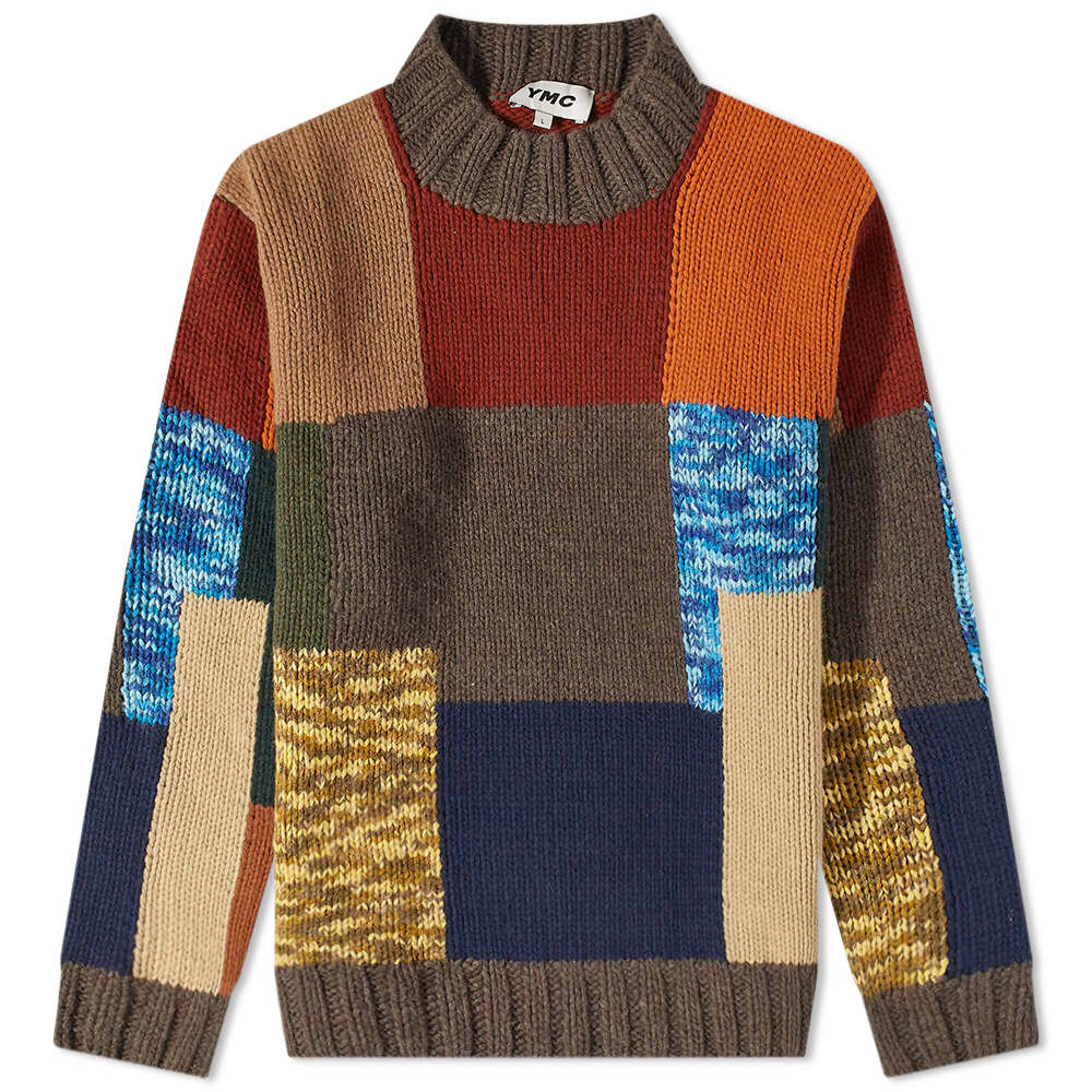 

Джемпер YMC Blut Patchwork Knit
