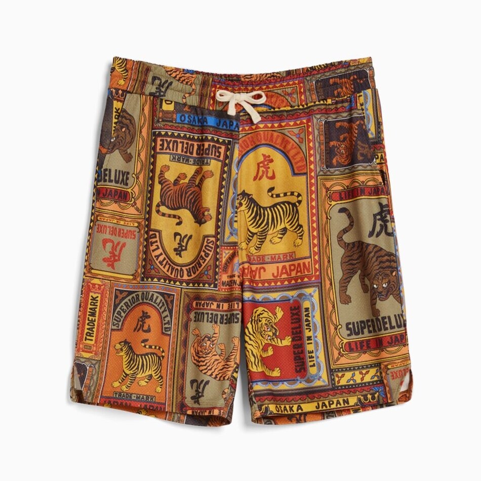 

Шорты Bershka Printed Bermuda, мультиколор