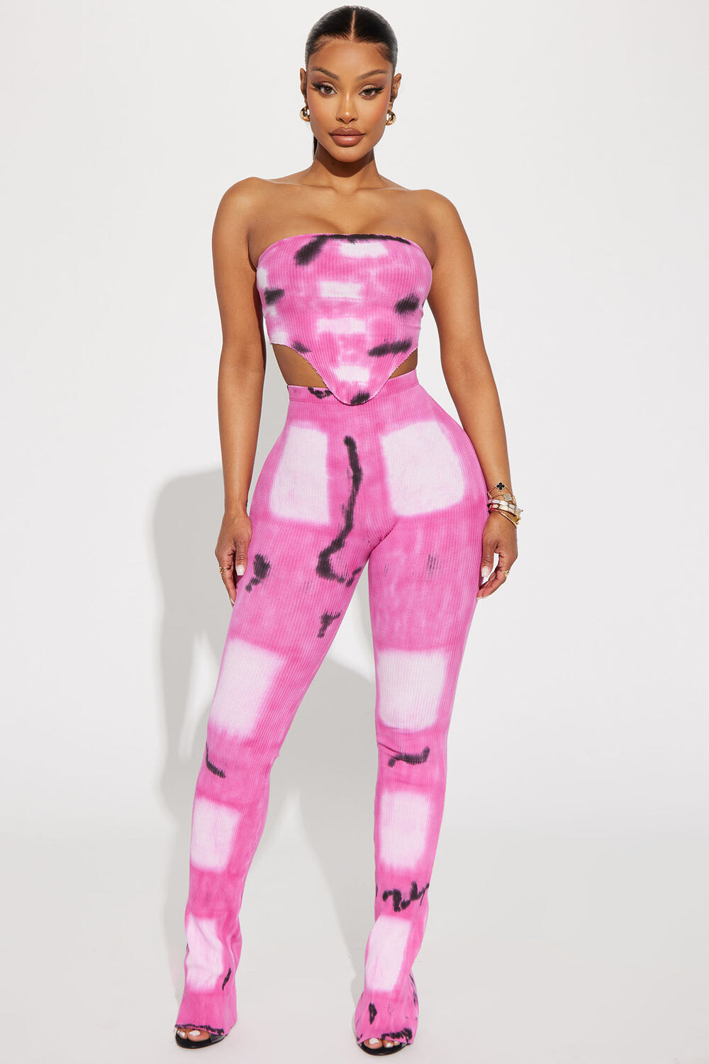 

Брюки Fashion Nova TP16349, фуксия, Розовый