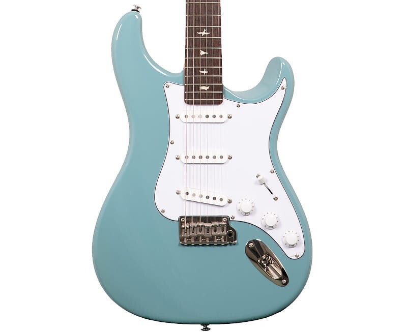 

PRS Paul Reed Smith SE John Mayer Silver Sky в цвете Stone Blue с сумкой PRS Paul Reed Smith SE John Mayer Sky in Stone w/bag