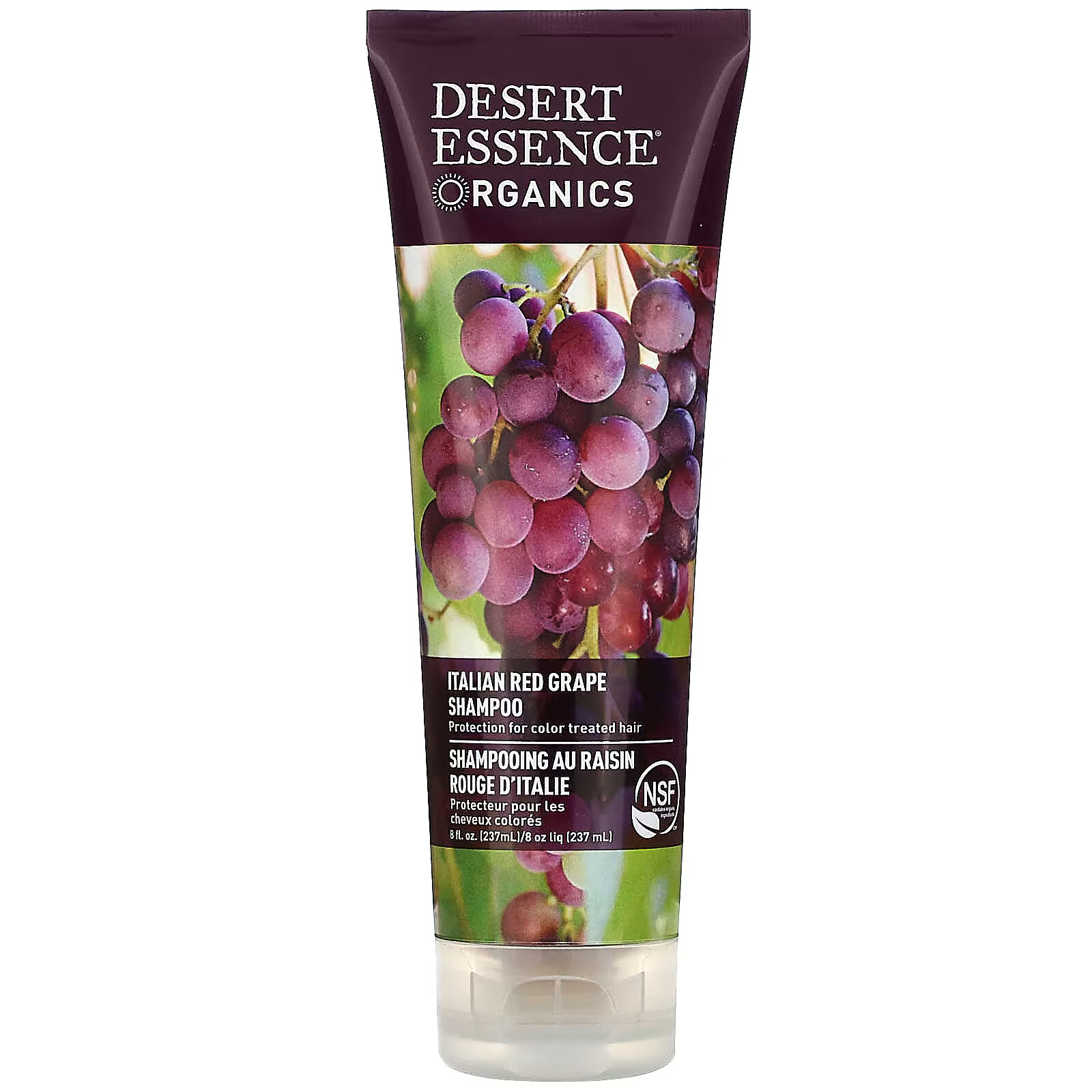 Desert Essence, Organics, шампунь с итальянским красным виноградом, 237 мл (8 жидких унций)