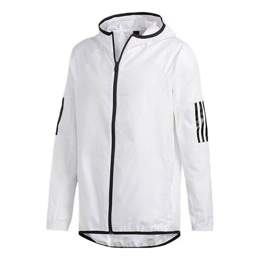 

Куртка Adidas Stripe Casual Sports Hooded White, Белый