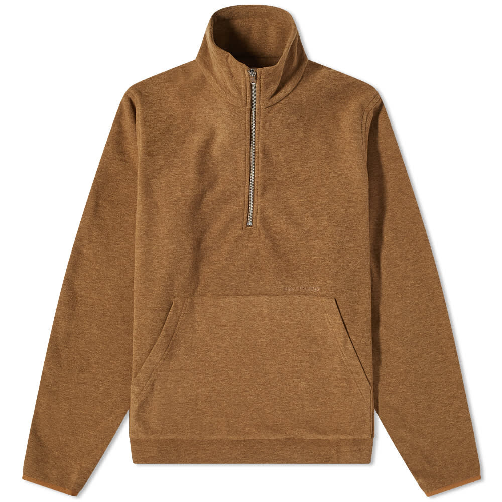 

Толстовка Norse Projects Frederik Fleece Half Zip, Коричневый