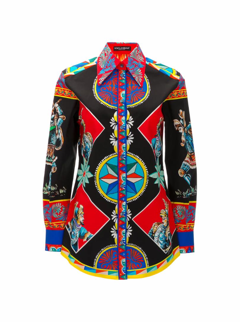 Рубашка Dolce&Gabbana комплект из 2 футболок с длинными рукавами отложной воротник 2 года 86 см синий