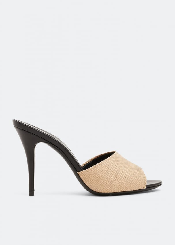 

Мюли SAINT LAURENT LA 16 mules, бежевый