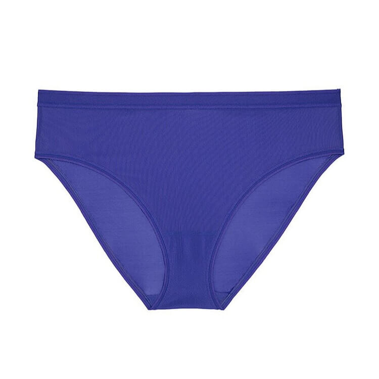 

Трусики из прозрачной сетки Victoria's Secret Curvy Couture Mesh High-Cut, синий