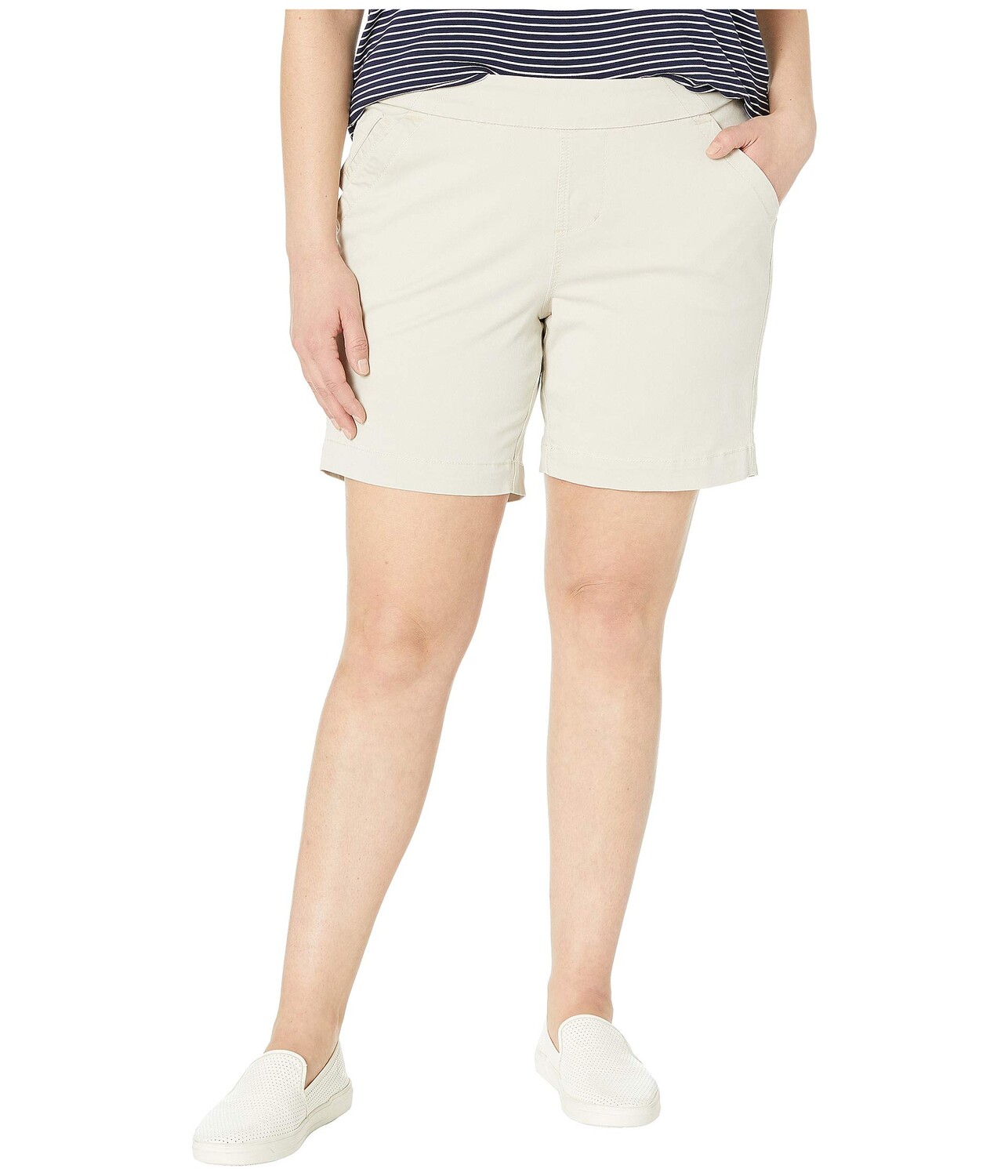 

Шорты Jag Jeans, 8" Plus Size Gracie Pull-On Shorts