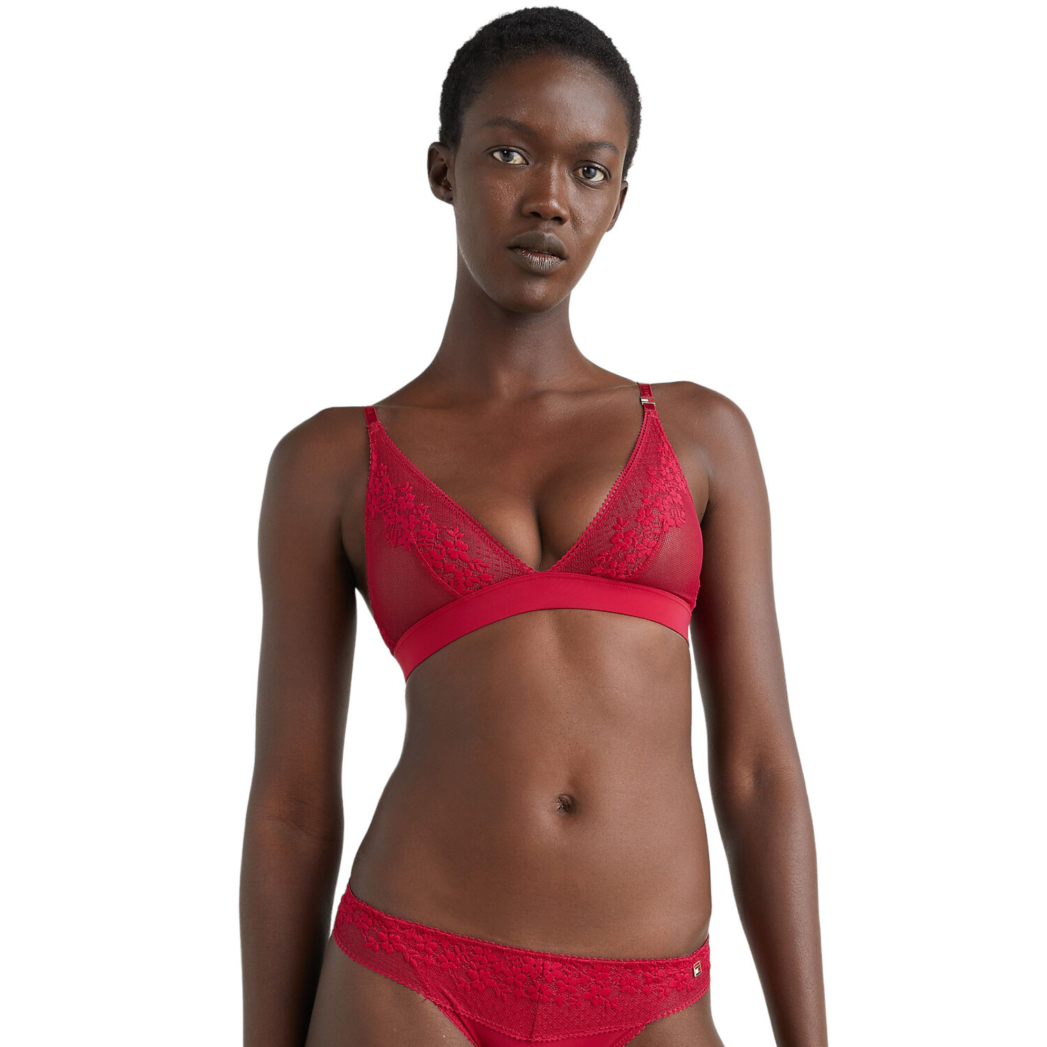 

Бюстгальтер Tommy Hilfiger Floral Triangle, красный