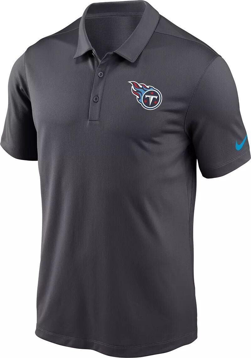 

Мужская футболка-поло Nike Tennessee Titans Franchise антрацитового цвета