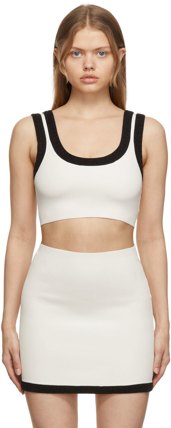 

Майка Off-White с отделкой логотипом alexanderwang.t