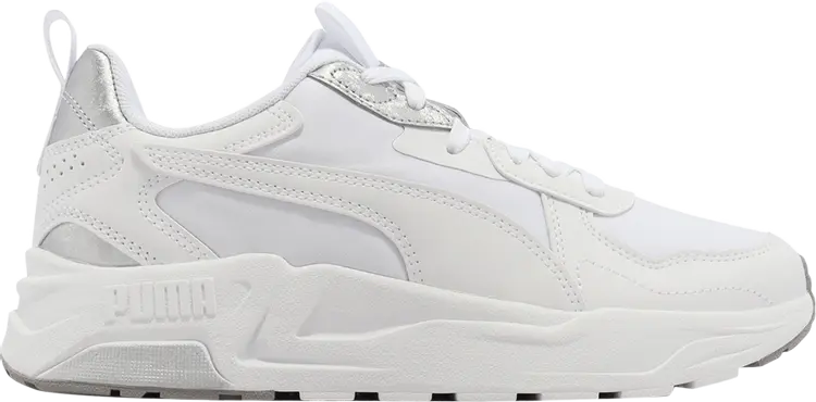

Кроссовки Puma Wmns Trinity Lite Metallic - White Silver, белый