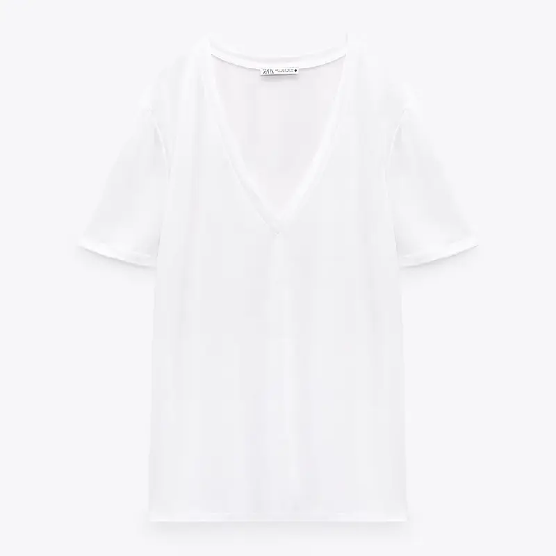 

Футболка Zara Faded-effect, белый