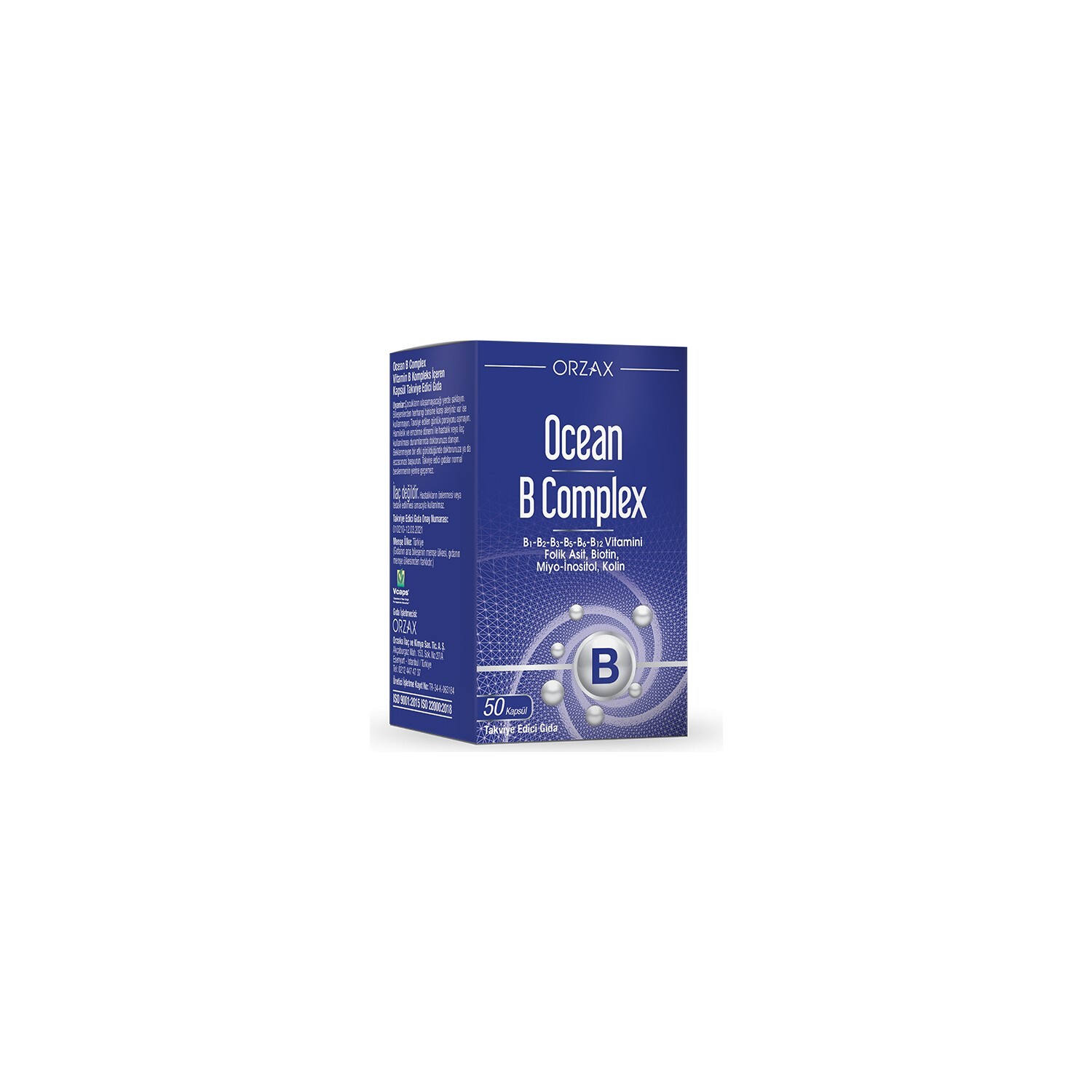 

Комплекс добавок Orzax Ocean B, 50 капсул