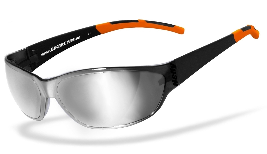Очки Helly Bikereyes Airshade солнцезащитные, серебристый солнцезащитные очки alberto casiano phantom серебристый