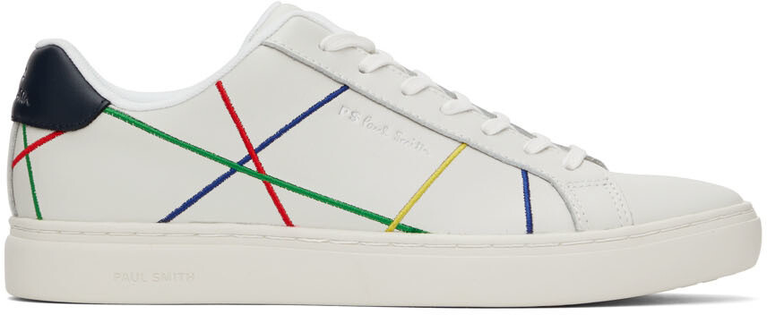 

Белые кроссовки Rex с абстрактным принтом PS by Paul Smith
