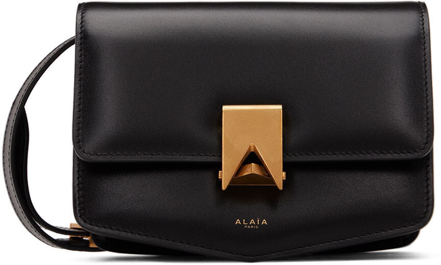 

Черная маленькая сумка через плечо \Le Papa\"" ALAÏA