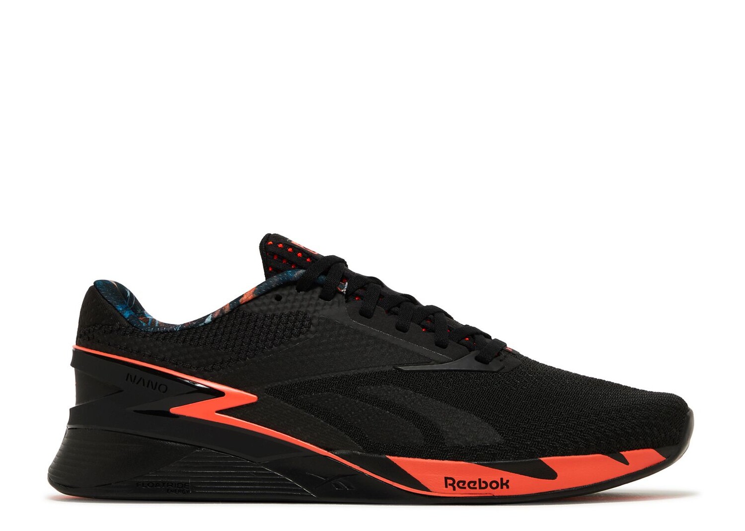 Кроссовки Reebok Nano X3 'Black Orange Flare', черный кроссовки wmns nano x1 black orange flare reebok черный