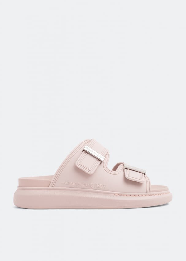 

Шлепанцы ALEXANDER MCQUEEN Hybrid slide sandals, розовый