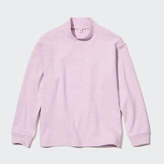 

Водолазка детская Uniqlo Mock Neck Long Sleeved, розовый