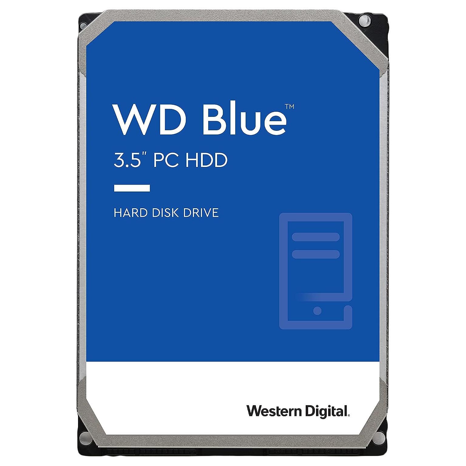 Внутренний жесткий диск Western Digital WD Blue CMR, WD10EZRZ, 1Тб жесткий диск western digital wd sata3 1tb blue 5400 64mb wd10ezrz