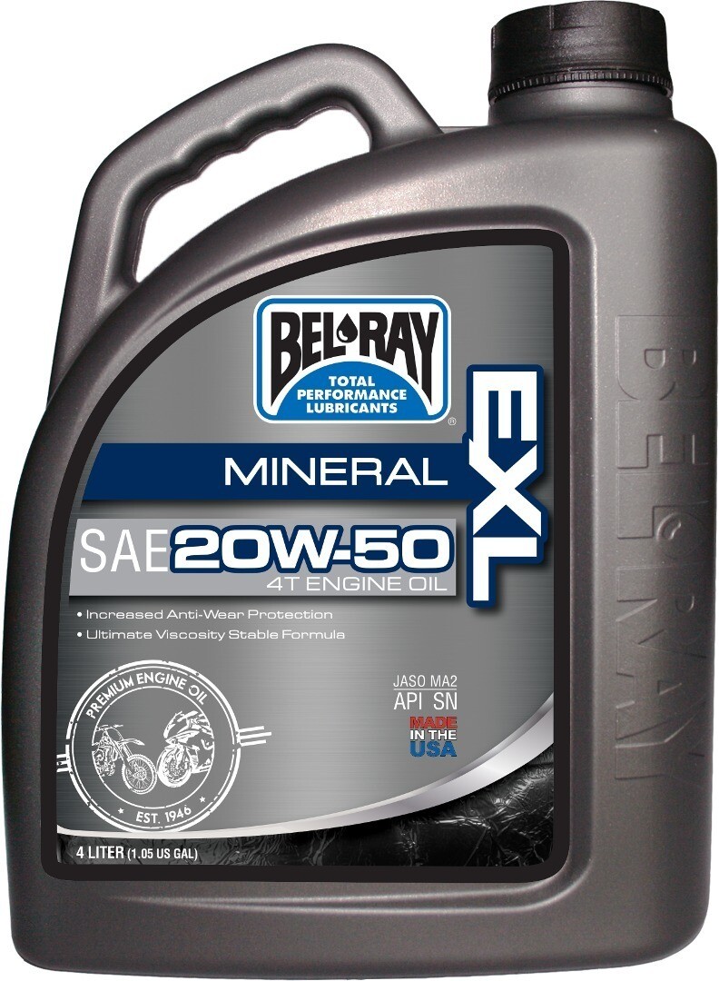 

Масло Bel-Ray EXL 20W-50 Моторное 4 литров