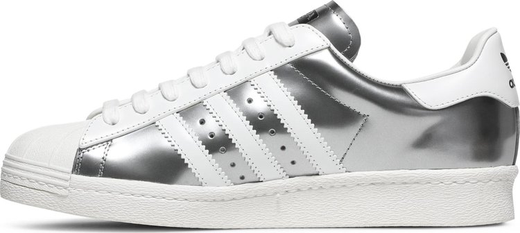 Superstar adidas hot sale silver