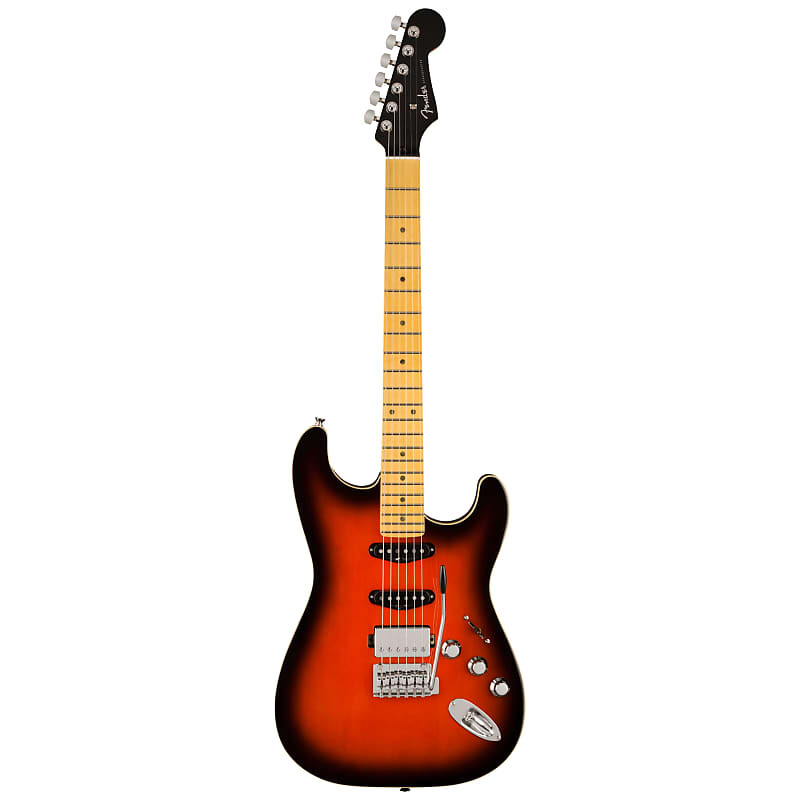 

Fender Aerodyne Special Stratocaster HSS, Hot Rod Burst с сумкой Deluxe Gig Bag Fender Aerodyne Special Stratocaster HSS