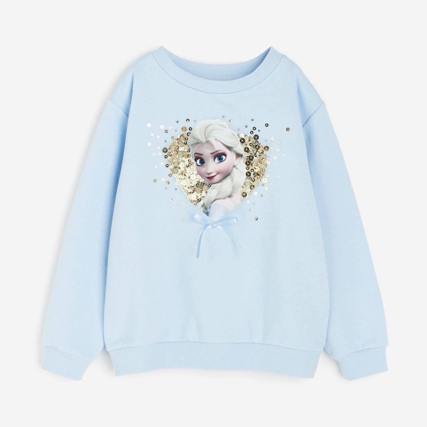 

Свитшот H&M Disney Frozen, светло-голубой
