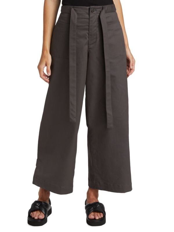 

Укороченные брюки карго Deveaux New York Scout, charcoal