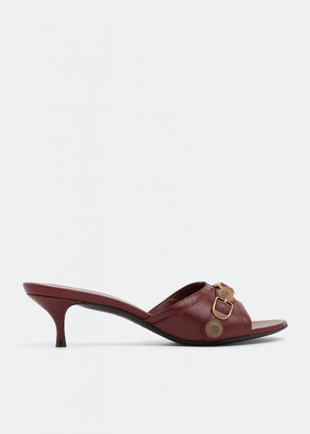

Сандалии BALENCIAGA Cagole sandals, бордовый