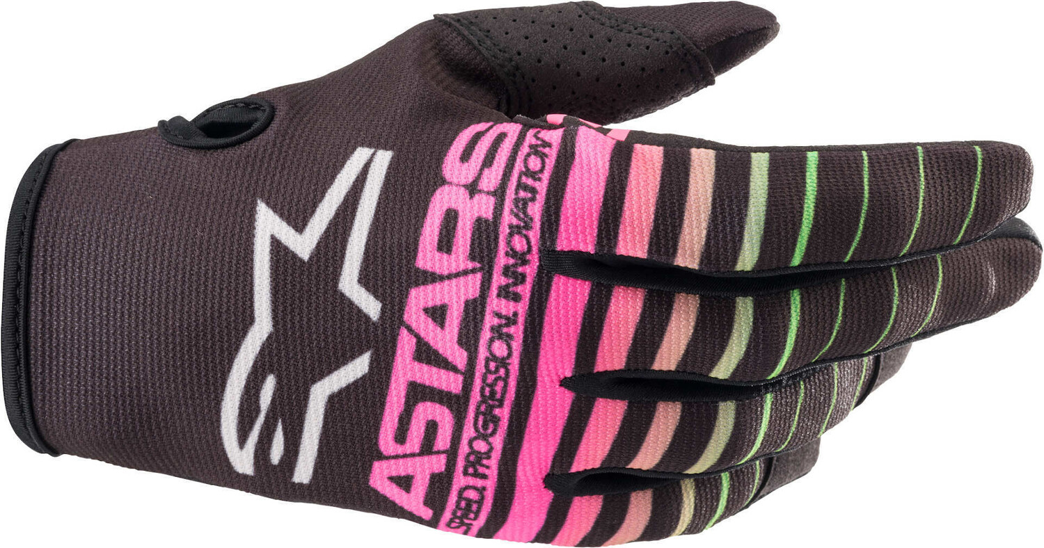 

Перчатки для мотокросса Alpinestars Radar 22, черный/зеленый