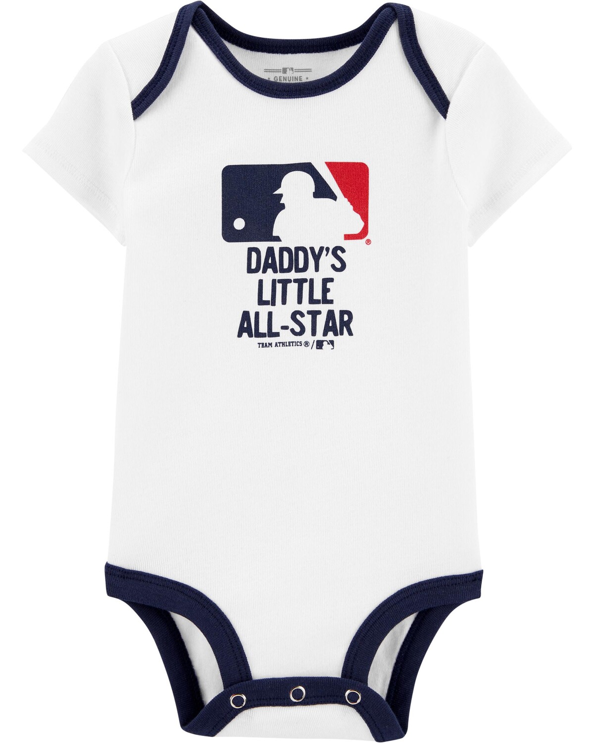 

Детское бейсбольное боди MLB Carter's, белый