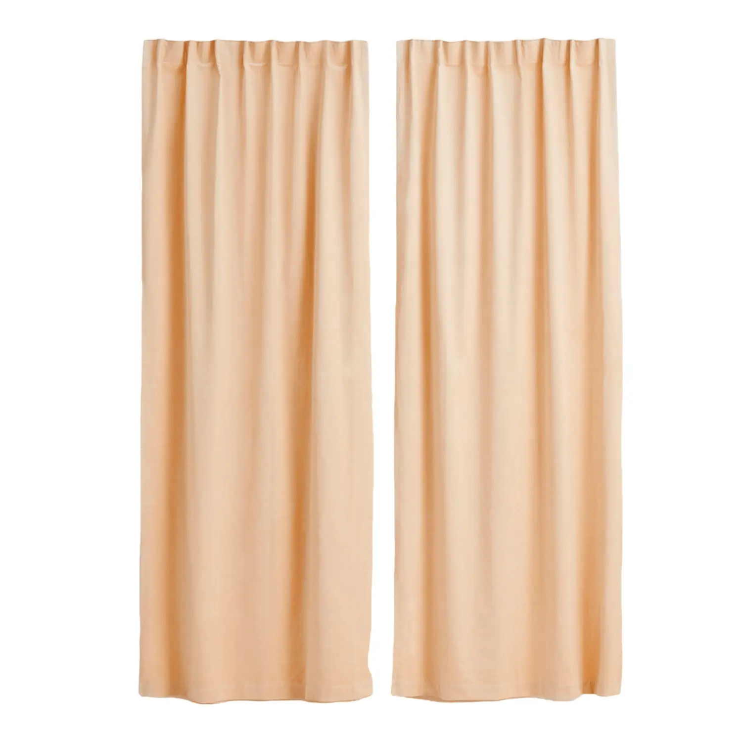 

Шторы H&M Home 2-pack Velvet Panels, 2 предмета, бежевый