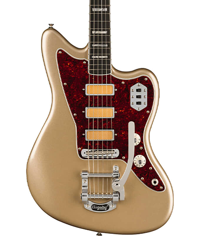 

Накладка на гриф Fender Gold Foil Jazzmaster Ebony — Shoreline Gold