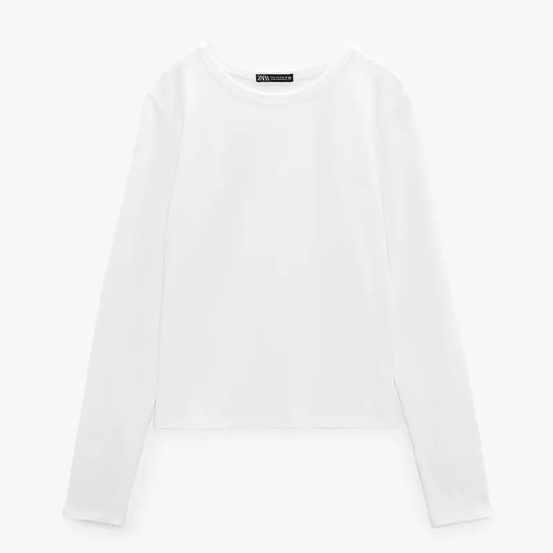 

Футболка Zara Faded Minimalist, белый