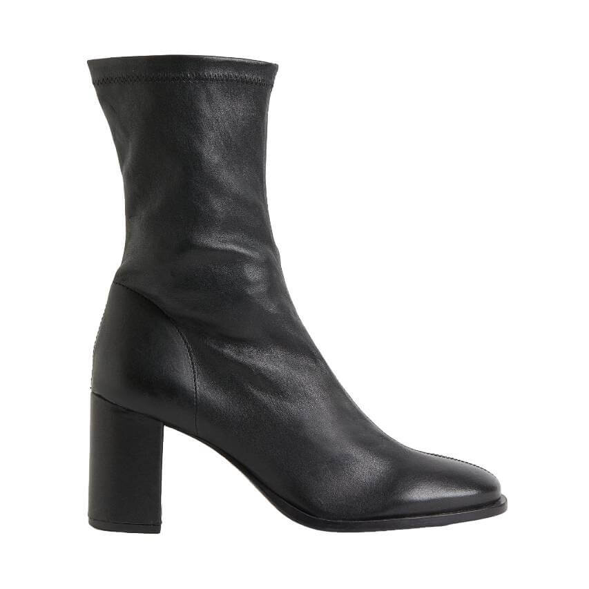 

Ботильоны H&M Leather Ankle, черный