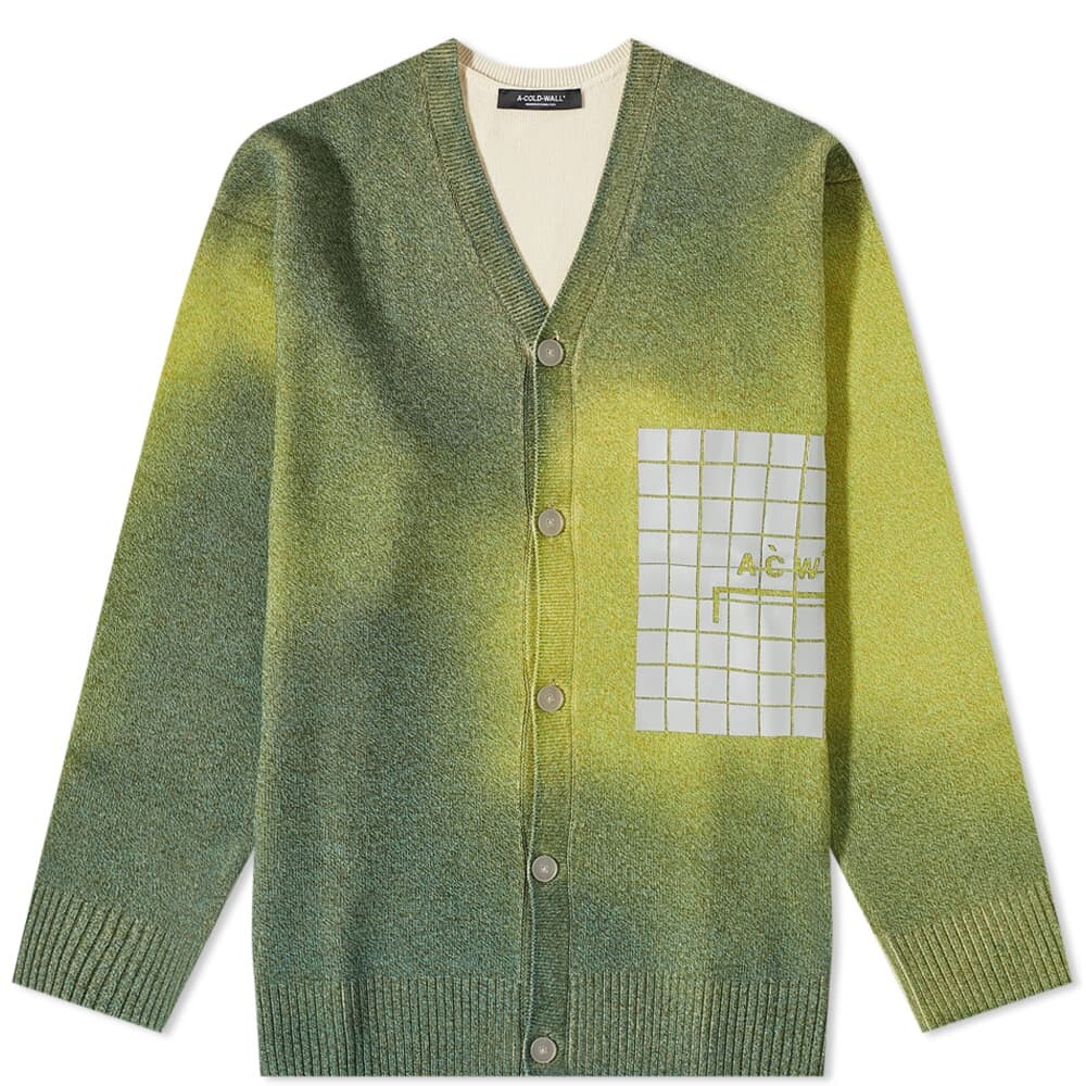 

Джемпер A-COLD-WALL* Gradient Cardigan, Зеленый