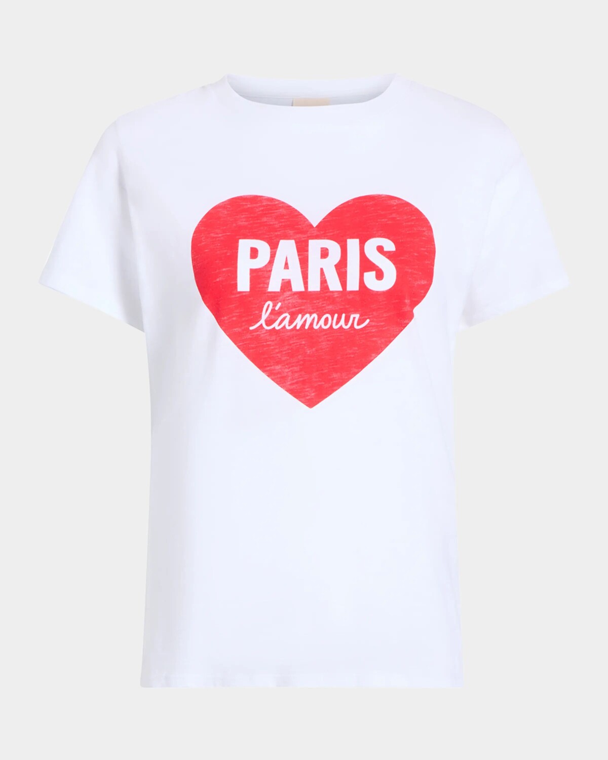 

Футболка с круглым вырезом Paris L'Amour Heart Cinq A Sept, цвет White Rose