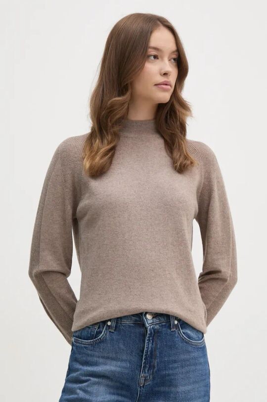 

Свитер из смесовой шерсти United Colors of Benetton, бежевый