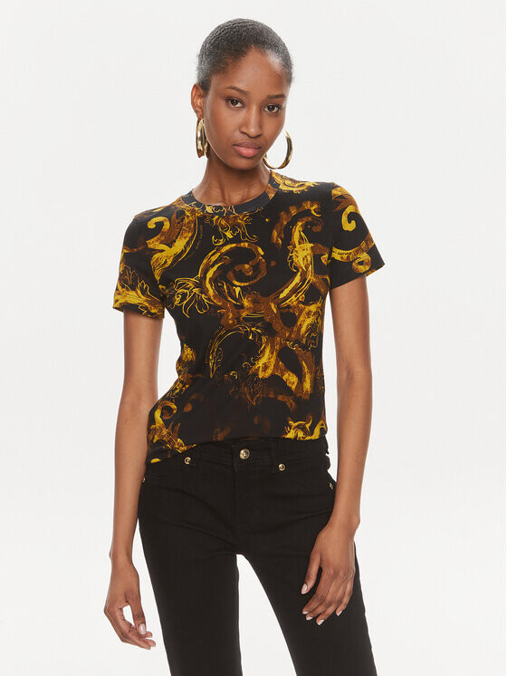 

Футболка узкого кроя Versace Jeans Couture, черный