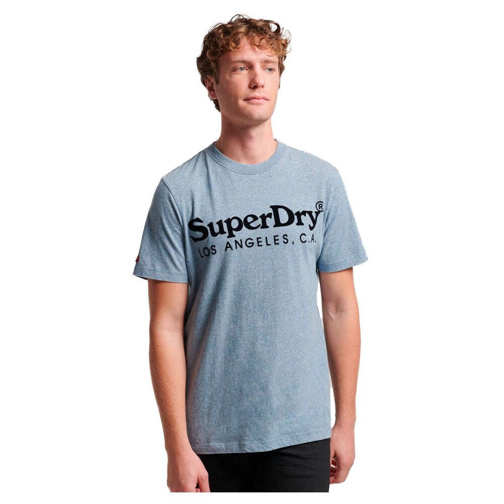 

Футболка Superdry Venue Classic Logo Short Sleeve Round Neck, синий