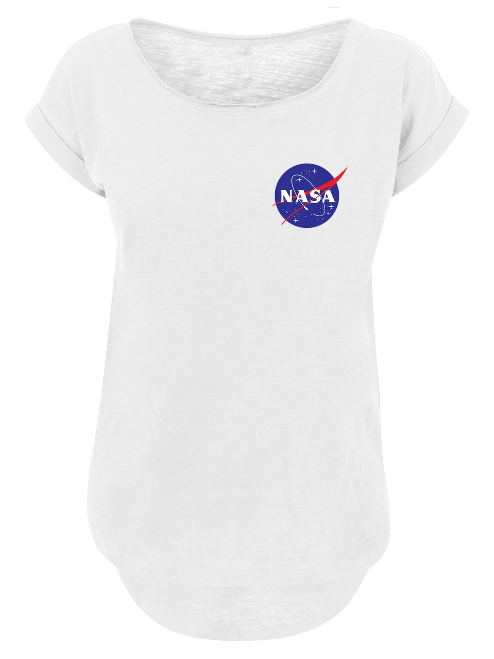 Рубашка F4NT4STIC NASA Classic Insignia Chest Logo White, белый цена и фото