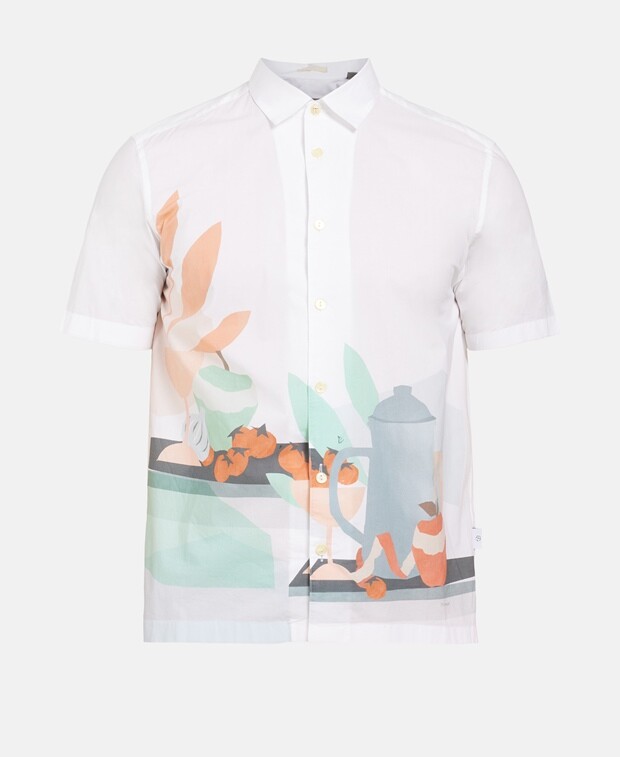 

Рубашка с короткими рукавами – повседневный крой Ted Baker, белый