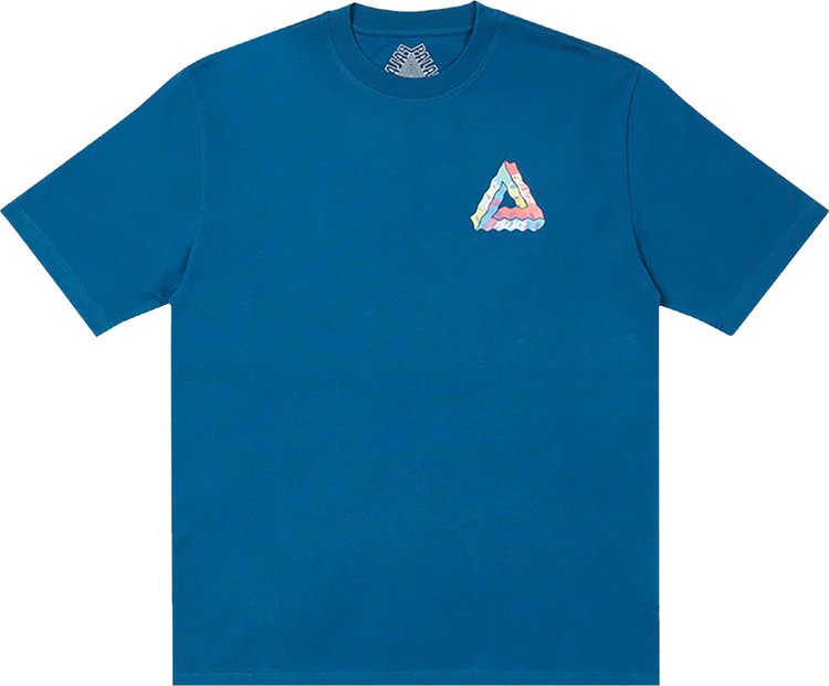 Футболка Palace Tri-Visions T-Shirt 'Blue', синий