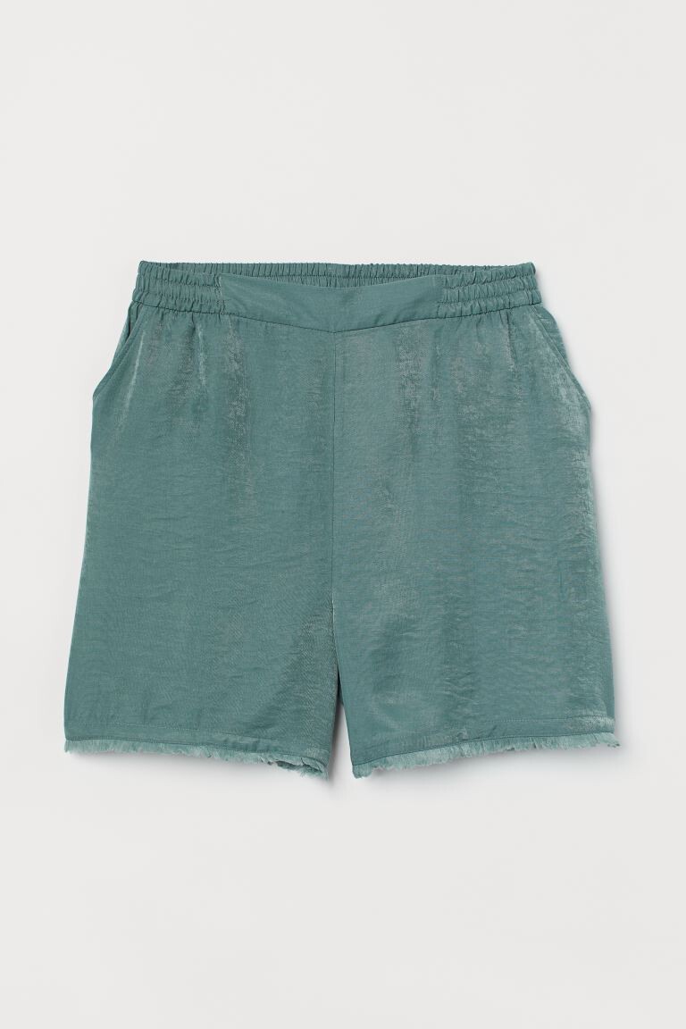 

Шорты из лиоцелла H&M, бирюзовый