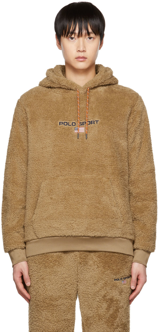 

Худи светло-коричневого цвета Polo Ralph Lauren