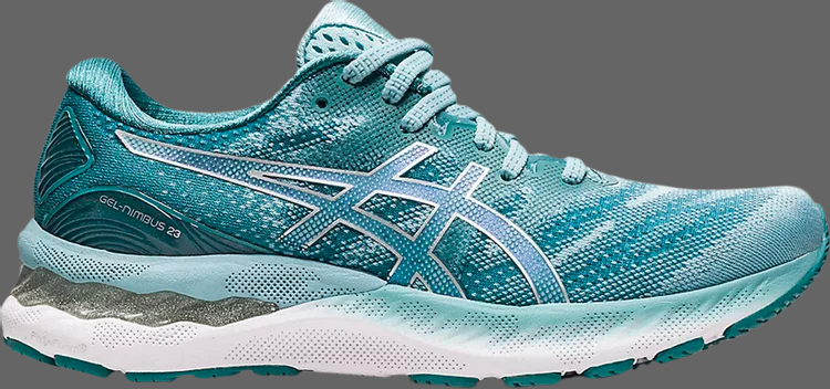 Кроссовки wmns gel nimbus 23 'smoke blue' Asics, синий - фото