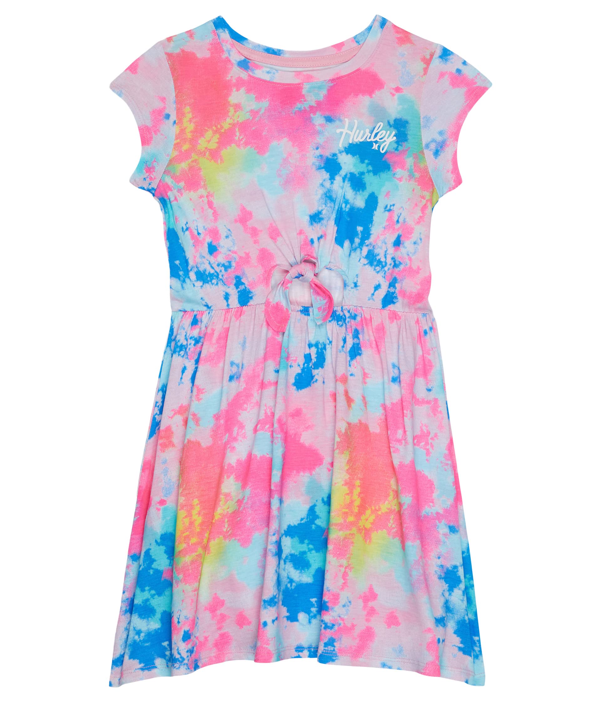 short sleeve cutout print maxi dress Платье Hurley Kids, Short Sleeve Cutout Dress