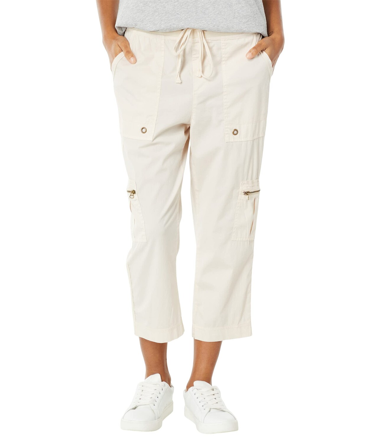 

Брюки XCVI, Hurst Cago Crop in Brio Poplin, Белый