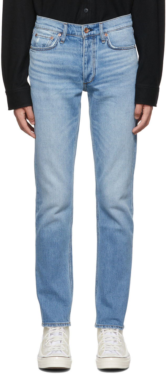 

Синие джинсы скинни 2 rag & bone